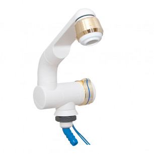 RUBINETTO COMPACT BIANCO CON MICROINT. E ROMPIGETTO