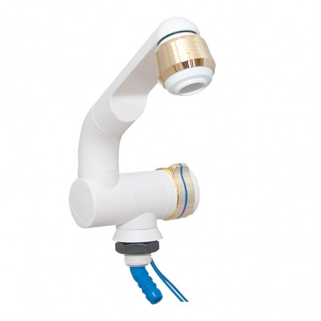 RUBINETTO COMPACT BIANCO CON MICROINT. E ROMPIGETTO