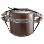 Popote Chocolate 9+1 22 cm