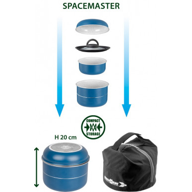 Popote Carezza Spacemaster 22cm Vacublock