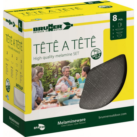 SET TÊTE-Â-TÊTE Cottery 8 pcs