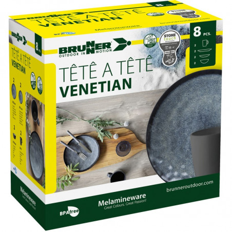 SET TÊTE-Â-TÊTE Venetian 8 pcs