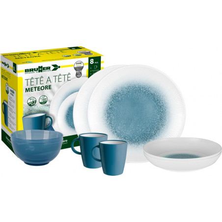 SET TÊTE-Â-TÊTE Meteore 8 pcs