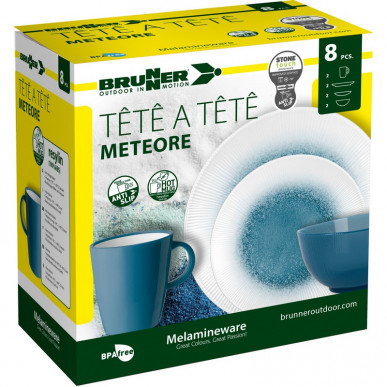 SET TÊTE-Â-TÊTE Meteore 8 pcs