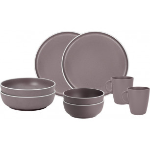 SET TÊTE-Â-TÊTE Dolomit rose 8 pcs