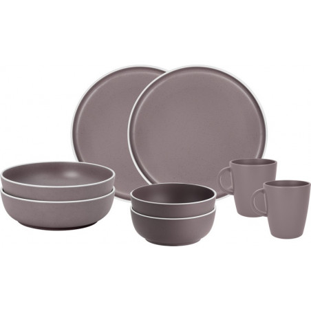 SET TÊTE-Â-TÊTE Dolomit rose 8 pcs