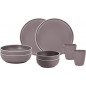 SET TÊTE-Â-TÊTE Dolomit rose 8 pcs