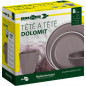 SET TÊTE-Â-TÊTE Dolomit rose 8 pcs