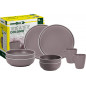 SET TÊTE-Â-TÊTE Dolomit rose 8 pcs