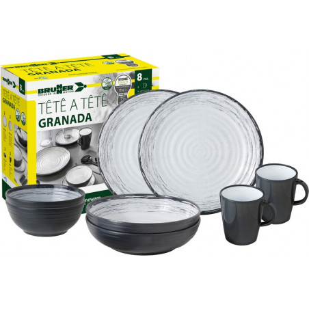SET TÊTE-Â-TÊTE Granada 8 pcs