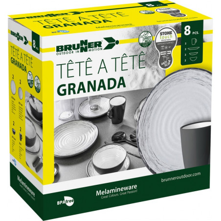 SET TÊTE-Â-TÊTE Granada 8 pcs