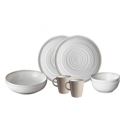 SET TÊTE-Â-TÊTE Savana grey 8 pcs