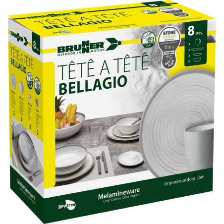 SET TÊTE-Â-TÊTE Bellagio 8 pcs