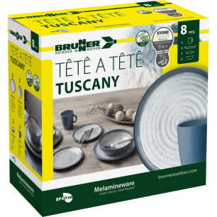 SET TÊTE-Â-TÊTE Tuscany 8 pcs