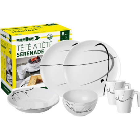 SET TÊTE-Â-TÊTE Serenade 8 pcs