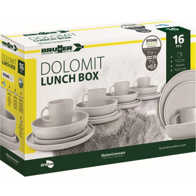 Lunch Box Dolomit White