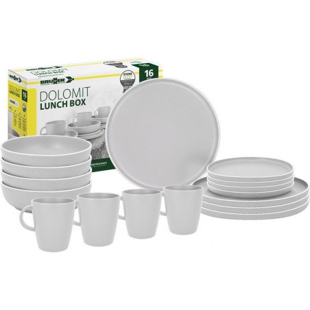 Lunch Box Dolomit White