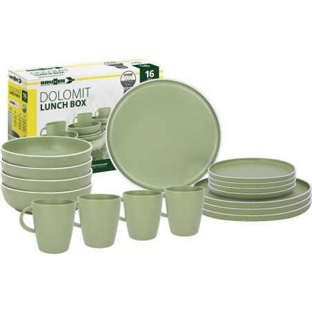 Lunch Box Dolomit Green