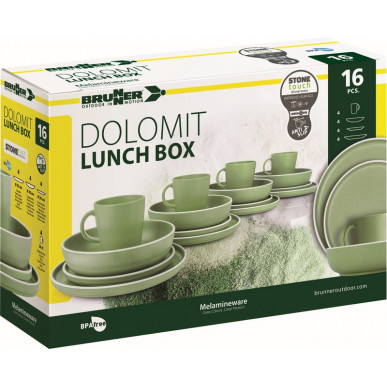 Lunch Box Dolomit Green