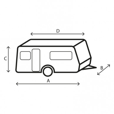 Caravan Cover Design 12M 650-700