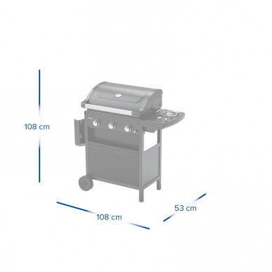 BARBECUE A GAS CAMPINGAZ COMPACT 3 LS