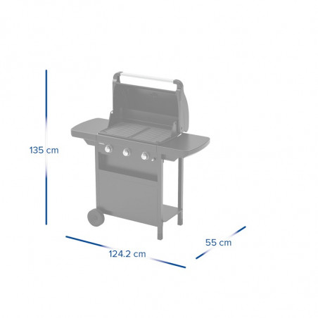 BARBECUE A GAS CAMPINGAZ COMPACT 3 L