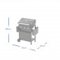 BARBECUE A GAS CAMPINGAZ COMPACT 3 L