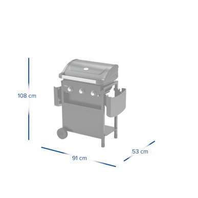 BARBECUE A GAS CAMPINGAZ COMPACT 3 L
