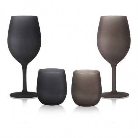 Bicchieri Waterglass Blacksati n (2pz)
