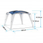 GAZEBO BRUNNER MEDUSA II 3X3 BLU
