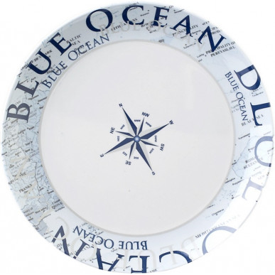 Piatto piano Blue Ocean