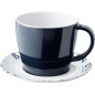 Tazza con piattino Blue Ocean