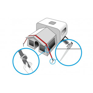 TENDITORE ANTIVENTO STABILIZER KIT 0301311