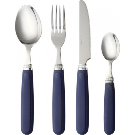 Set posate Party 16pz (blu)