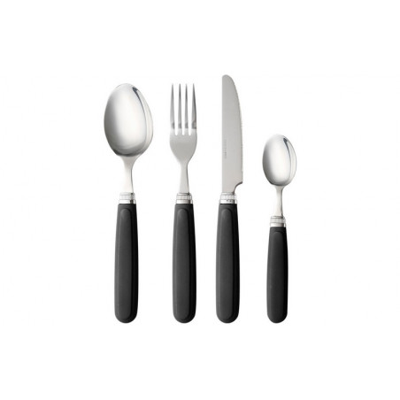 Set posate Party 16pz (grigio)