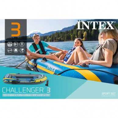 CANOTTO CHALLENGER 3 KIT POMPA+REMI 68370