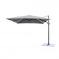 OMBRELLONE NEWTON NERO P L 3 X 3 TELO GRIGIO