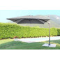 OMBRELLONE NEWTON NERO P L 3 X 3 TELO GRIGIO