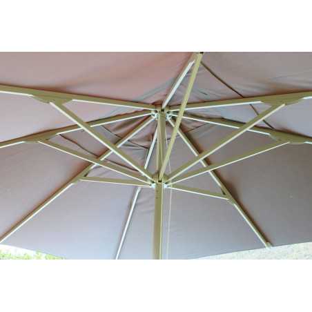 OMBRELLONE CS BRIAN 3X3 TORTORA ALU