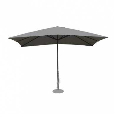 OMBRELLONE CS MERCURIO 3X3 P/C NERO TELO GRIGIO