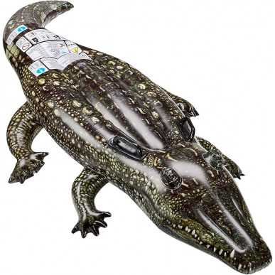 ANIMALE GONFIABILE COCCODRILLO VERO 57551