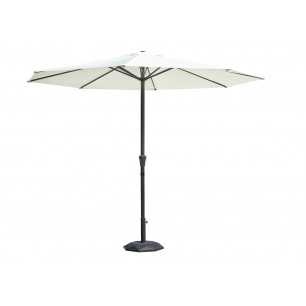 OMBRELLONE MOIA 3M TONDO CON MANOVELLA BIANCO 5066