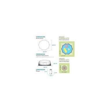 PISCINA INTEX PRISMA FRAME 26724 D.457 H107 FILTRO A CARTUCCIA