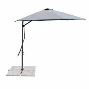 OMBRELLONE ZENITH P/L 2,5X2,5 GRIGIO