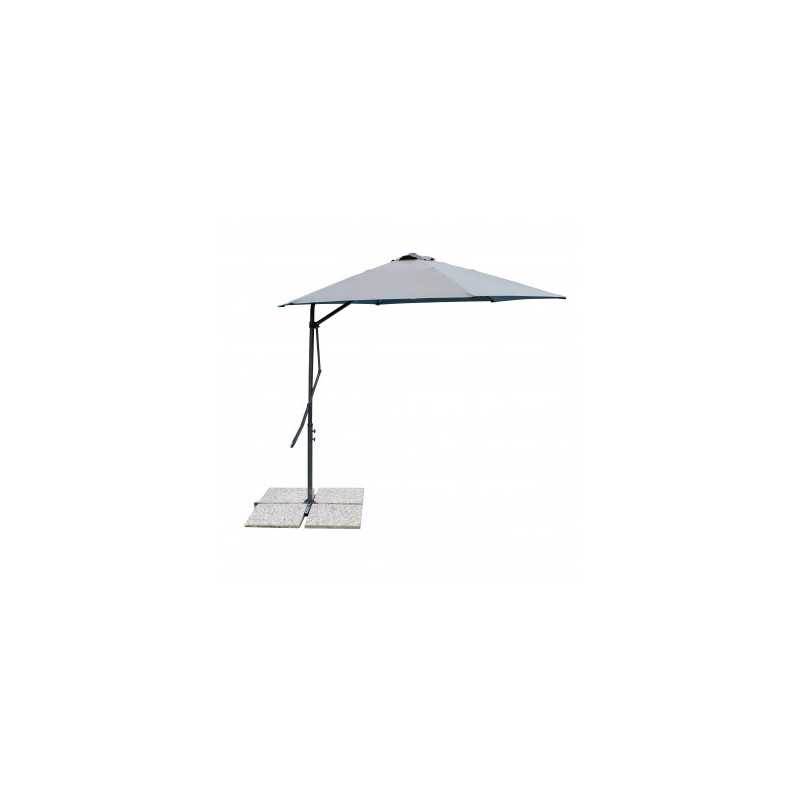 OMBRELLONE ZENITH P/L 2,5X2,5 GRIGIO