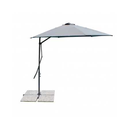 OMBRELLONE ZENITH P/L 2,5X2,5 GRIGIO