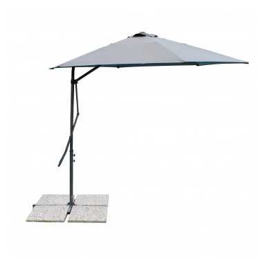 OMBRELLONE ZENITH P/L 2,5X2,5 GRIGIO