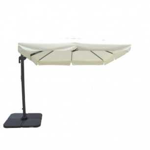 OMBRELLONE SATURNO NERO PL 3 X 4 TELO ECRU