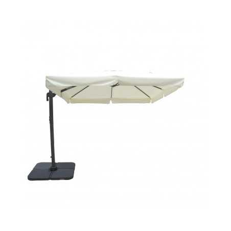 OMBRELLONE SATURNO NERO PL 3 X 4 TELO ECRU