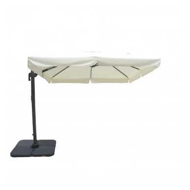 OMBRELLONE SATURNO NERO PL 3 X 4 TELO ECRU